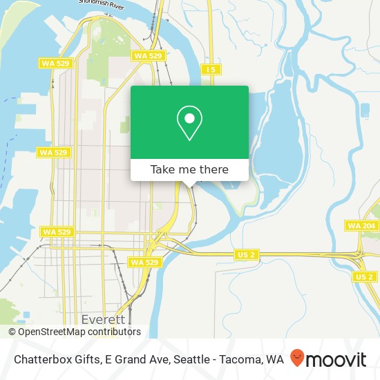 Mapa de Chatterbox Gifts, E Grand Ave