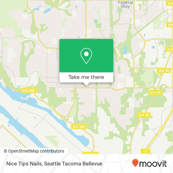 Nice Tips Nails, 35522 21st Ave SW map