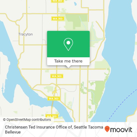Mapa de Christensen Ted Insurance Office of, Petersville Rd NE