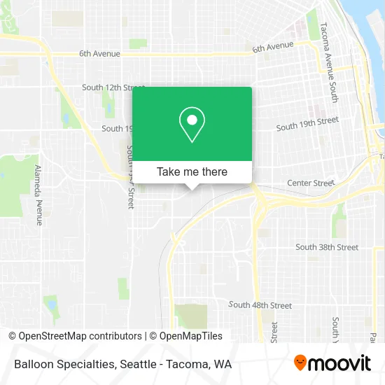 Balloon Specialties map