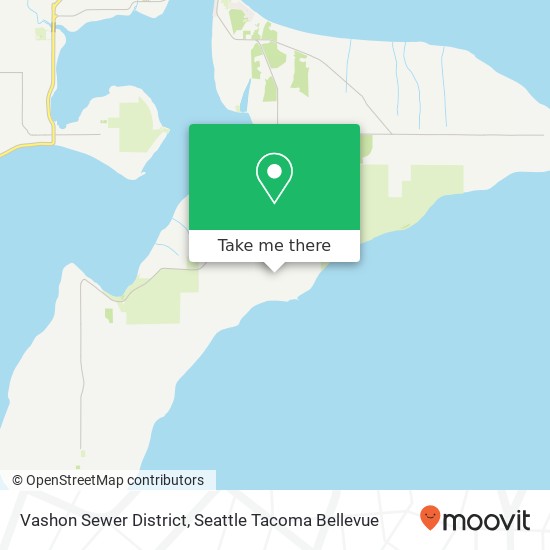 Vashon Sewer District, 25650 75th Ave SW map