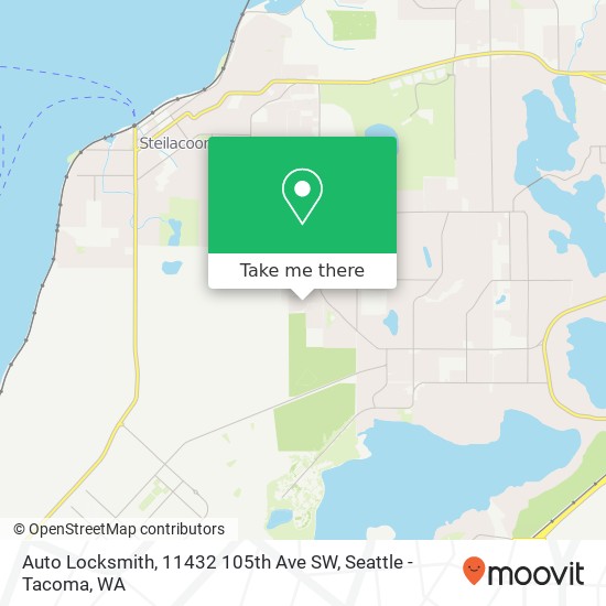 Mapa de Auto Locksmith, 11432 105th Ave SW