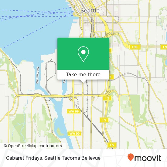 Cabaret Fridays map