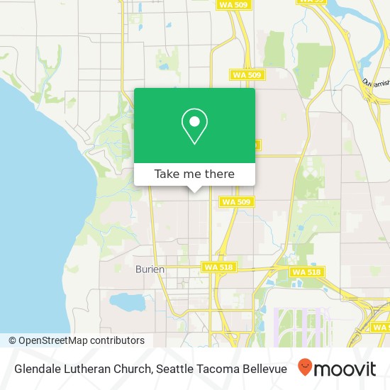 Mapa de Glendale Lutheran Church
