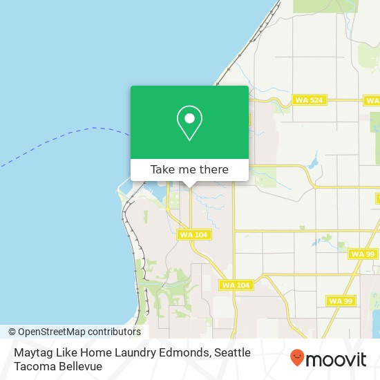 Mapa de Maytag Like Home Laundry Edmonds, 540 5th Ave S