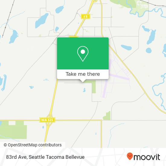 Mapa de 83rd Ave, Tumwater, WA 98501