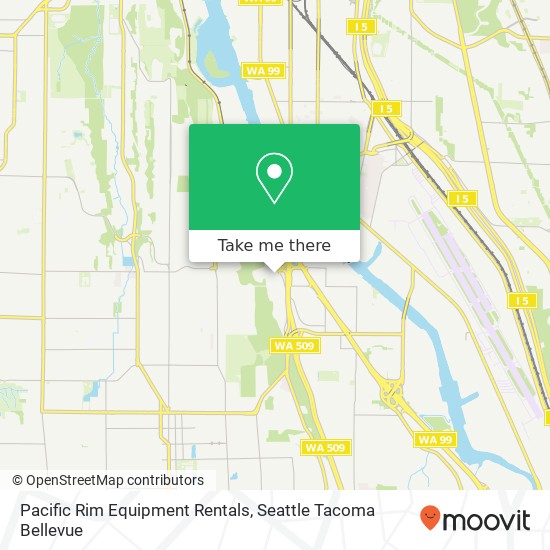 Mapa de Pacific Rim Equipment Rentals, 7745 1st Ave S