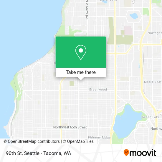 90th St map