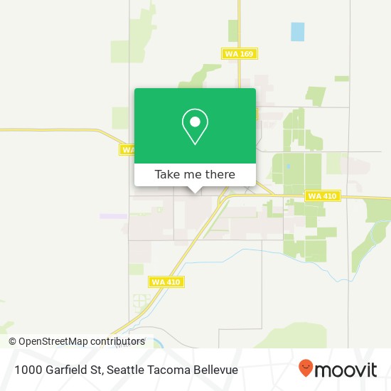 Mapa de 1000 Garfield St, Enumclaw, WA 98022