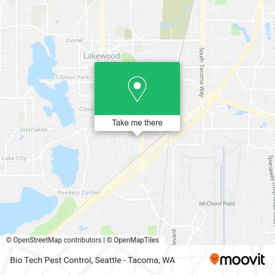 Mapa de Bio Tech Pest Control