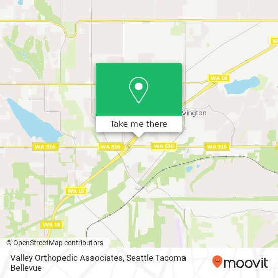 Mapa de Valley Orthopedic Associates, 27005 168th Pl SE