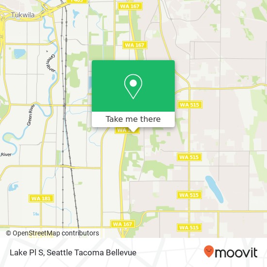 Lake Pl S, Renton, WA 98055 map