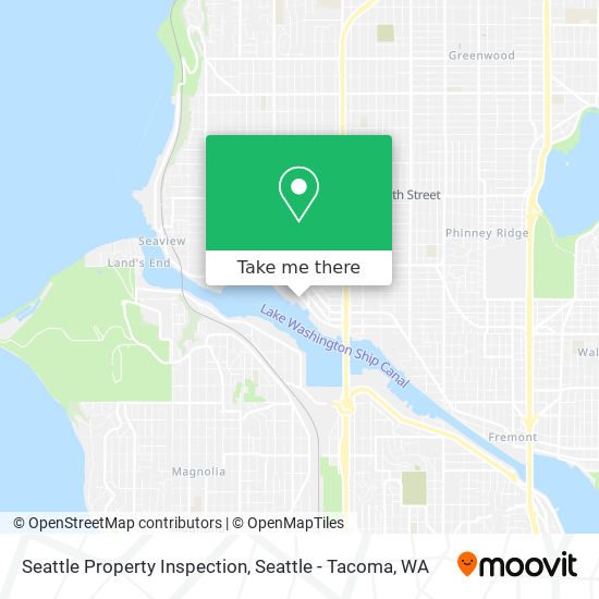 Mapa de Seattle Property Inspection