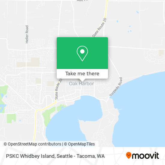 PSKC Whidbey Island map