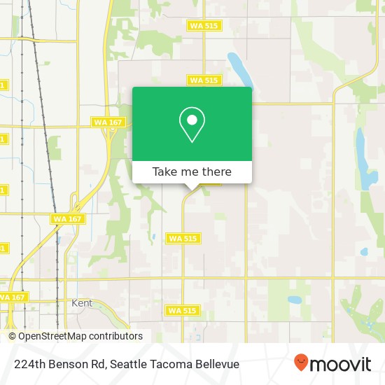 224th Benson Rd, Kent, WA 98031 map