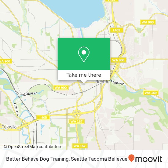 Better Behave Dog Training, S 3rd Pl map