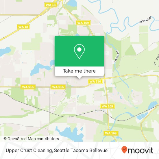 Mapa de Upper Crust Cleaning, 22843 SE 268th Pl