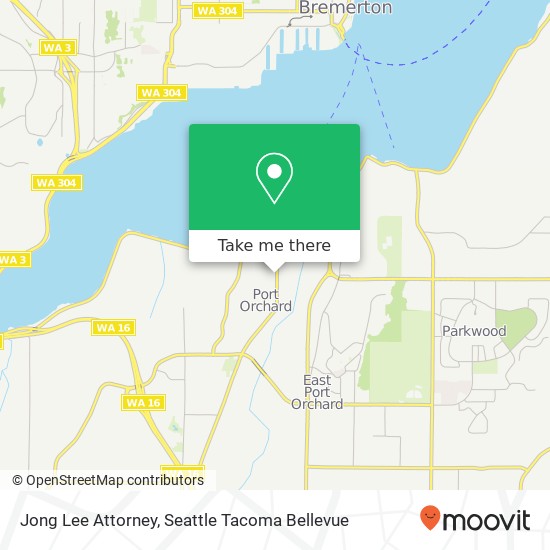 Mapa de Jong Lee Attorney, 926 Sidney Ave