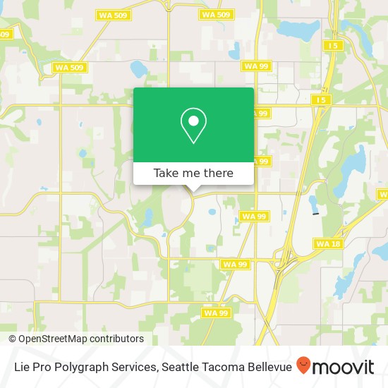 Mapa de Lie Pro Polygraph Services, 33530 1st Way S