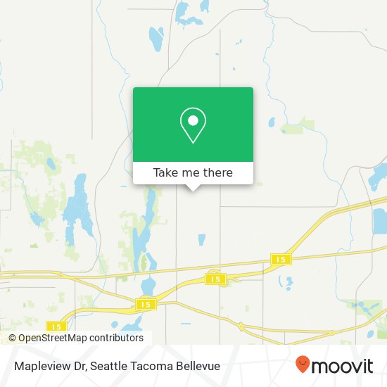 Mapa de Mapleview Dr, Olympia, WA 98506