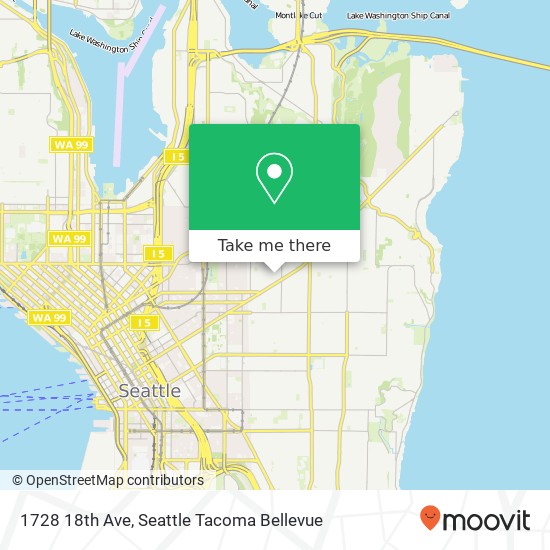 Mapa de 1728 18th Ave, Seattle, WA 98122