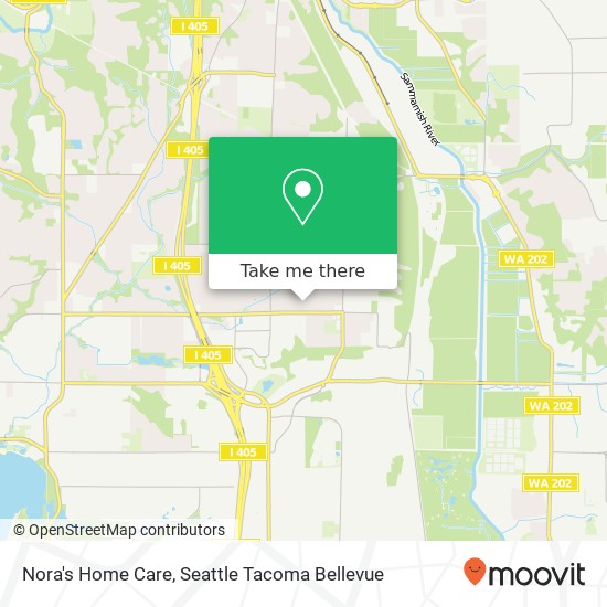 Nora's Home Care, 12742 NE 132nd Pl map
