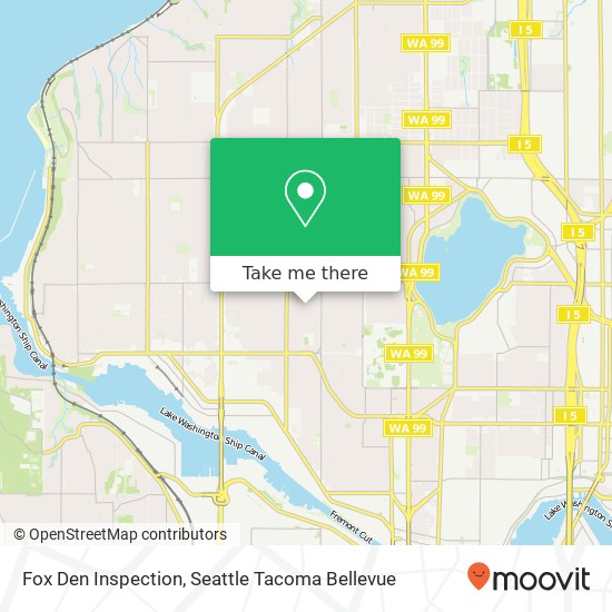 Fox Den Inspection, 6041 5th Ave NW map