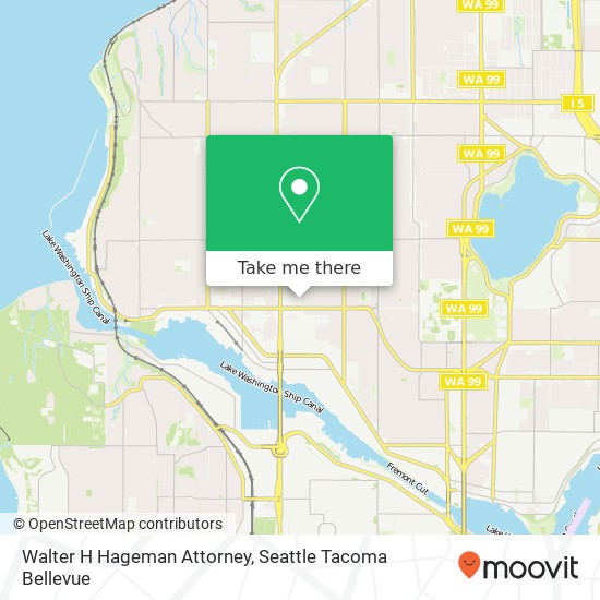 Mapa de Walter H Hageman Attorney, 5600 14th Ave NW