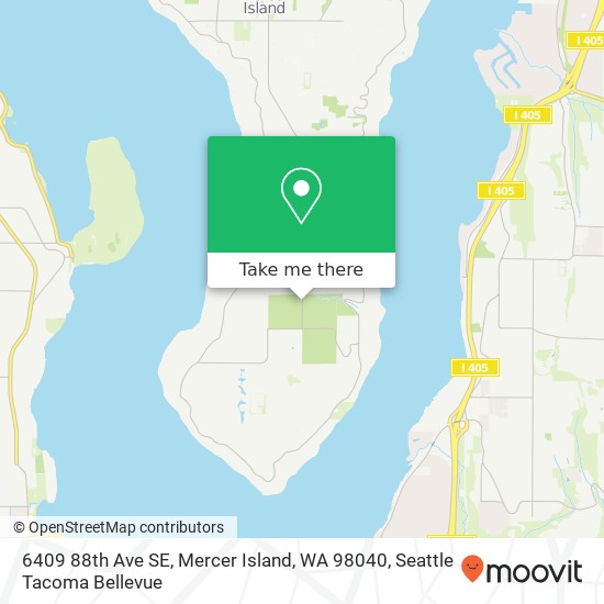 6409 88th Ave SE, Mercer Island, WA 98040 map