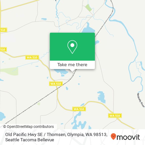 Mapa de Old Pacific Hwy SE / Thomsen, Olympia, WA 98513
