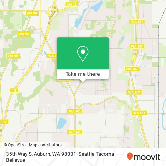 35th Way S, Auburn, WA 98001 map