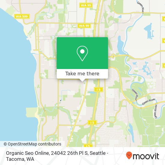 Organic Seo Online, 24042 26th Pl S map