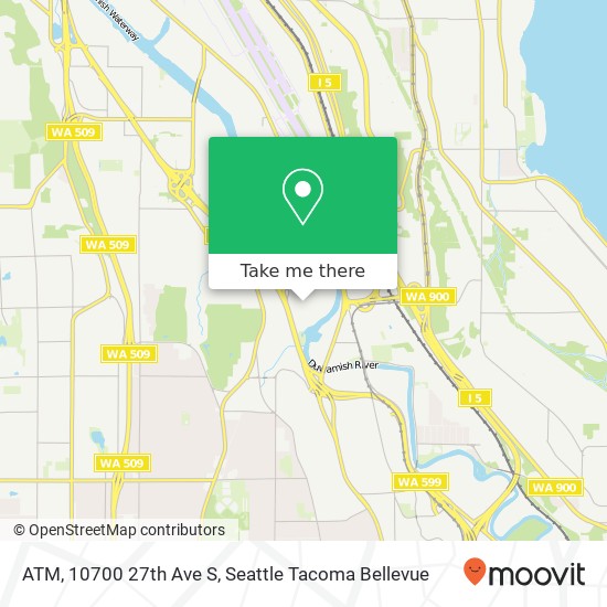 Mapa de ATM, 10700 27th Ave S