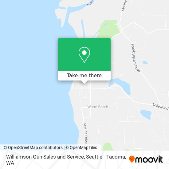 Williamson Gun Sales and Service map