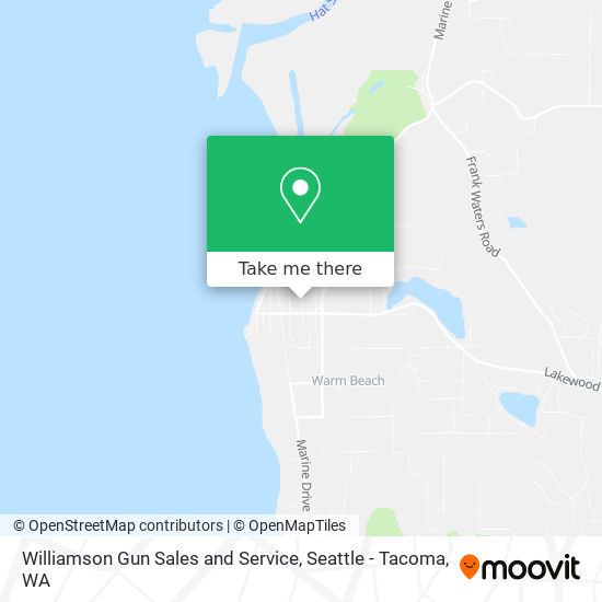 Mapa de Williamson Gun Sales and Service