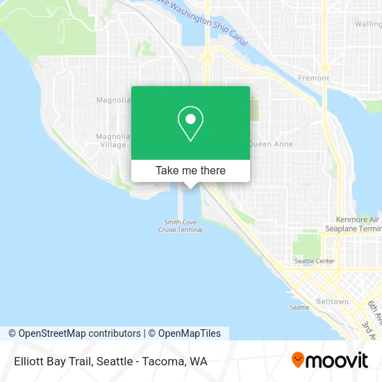 Elliott Bay Trail map