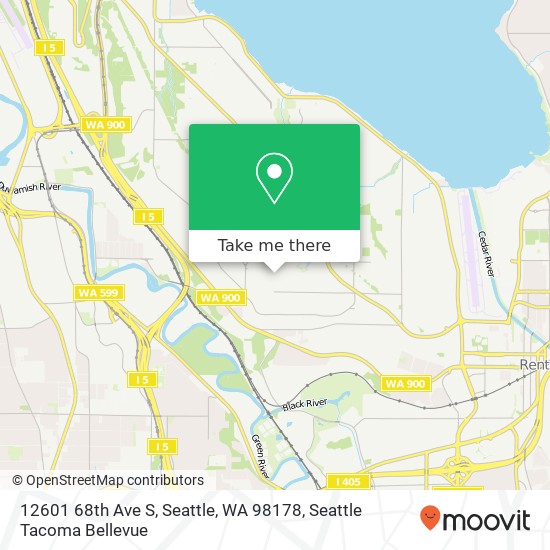 12601 68th Ave S, Seattle, WA 98178 map