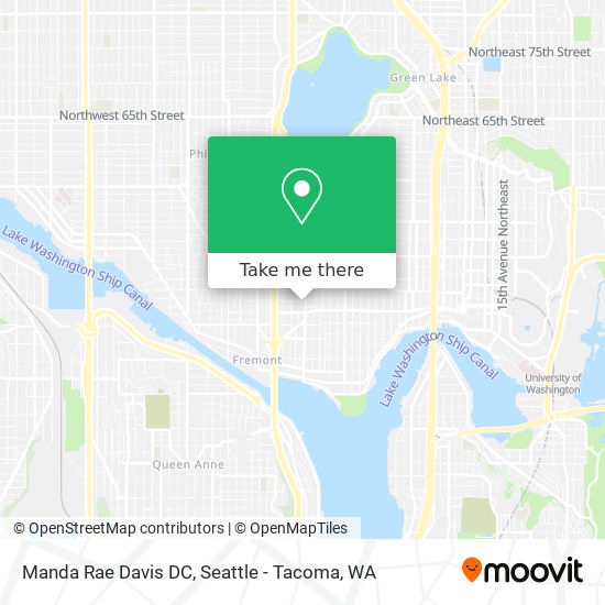 Mapa de Manda Rae Davis DC