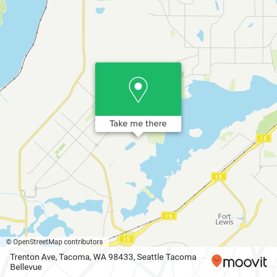 Trenton Ave, Tacoma, WA 98433 map