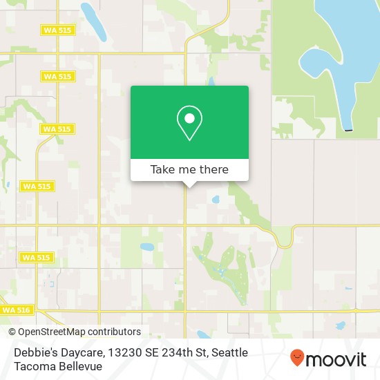 Debbie's Daycare, 13230 SE 234th St map