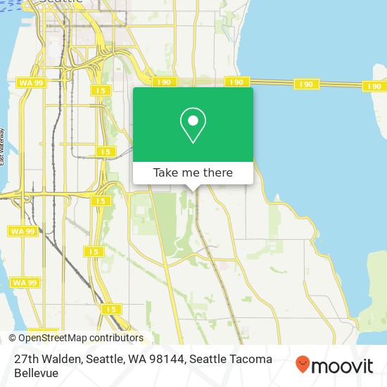 Mapa de 27th Walden, Seattle, WA 98144