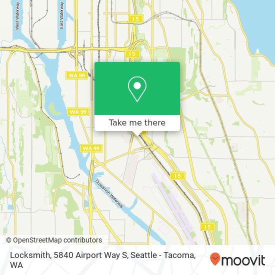 Locksmith, 5840 Airport Way S map