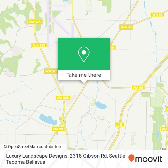 Mapa de Luxury Landscape Designs, 2318 Gibson Rd