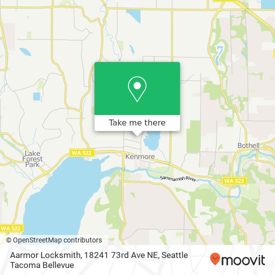 Aarmor Locksmith, 18241 73rd Ave NE map