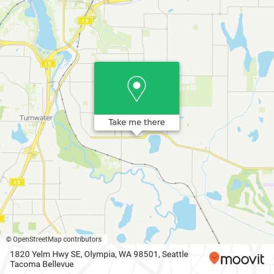 1820 Yelm Hwy SE, Olympia, WA 98501 map