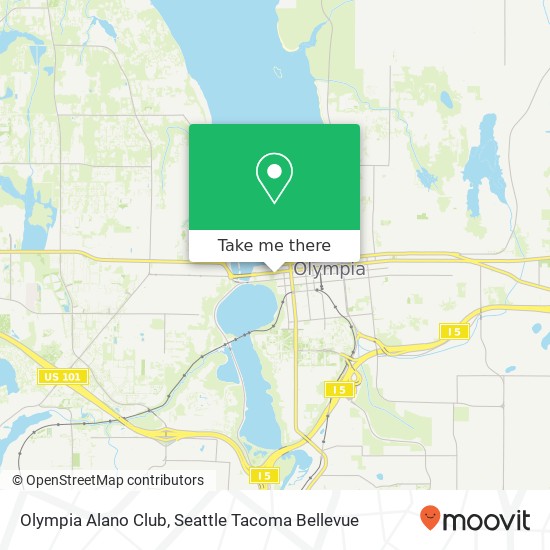 Mapa de Olympia Alano Club