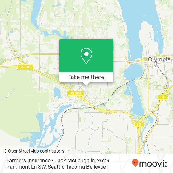 Farmers Insurance - Jack McLaughlin, 2629 Parkmont Ln SW map