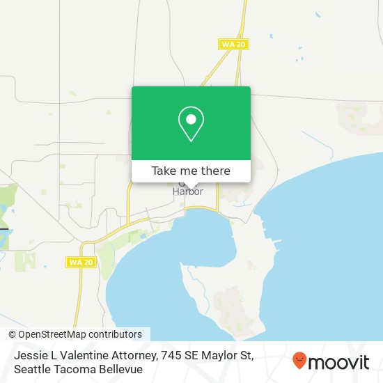 Jessie L Valentine Attorney, 745 SE Maylor St map