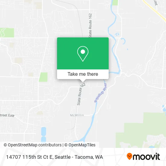 14707 115th St Ct E, Puyallup, WA 98374 map