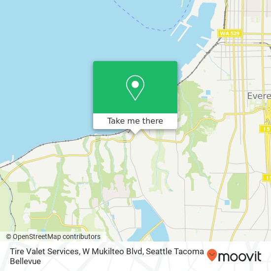 Mapa de Tire Valet Services, W Mukilteo Blvd